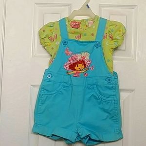 Strawberry Shortcake Girls 2 piece Jumper Set